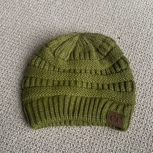 green beanie